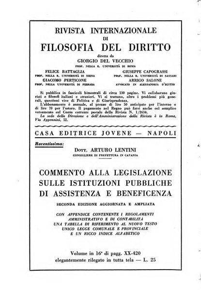 Rassegna bibliografica delle scienze giuridiche, sociali e politiche