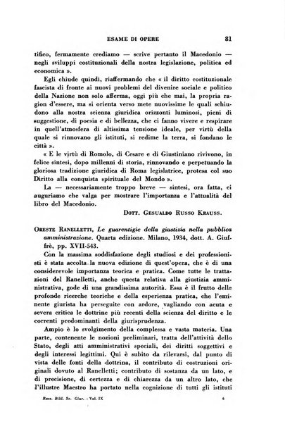 Rassegna bibliografica delle scienze giuridiche, sociali e politiche