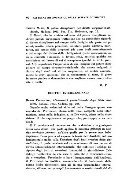 Rassegna bibliografica delle scienze giuridiche, sociali e politiche