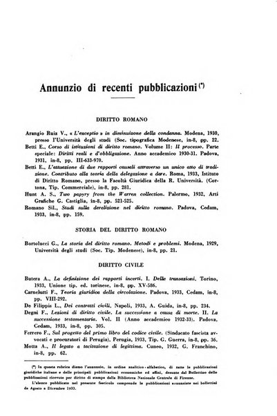 Rassegna bibliografica delle scienze giuridiche, sociali e politiche