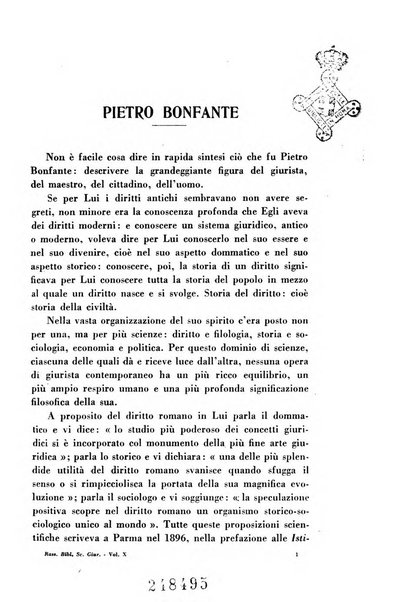 Rassegna bibliografica delle scienze giuridiche, sociali e politiche