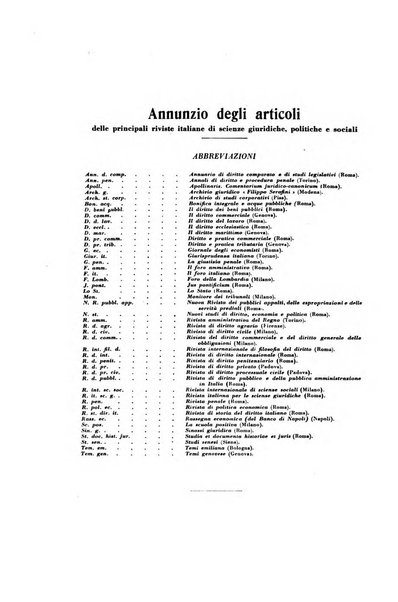 Rassegna bibliografica delle scienze giuridiche, sociali e politiche