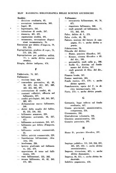 Rassegna bibliografica delle scienze giuridiche, sociali e politiche