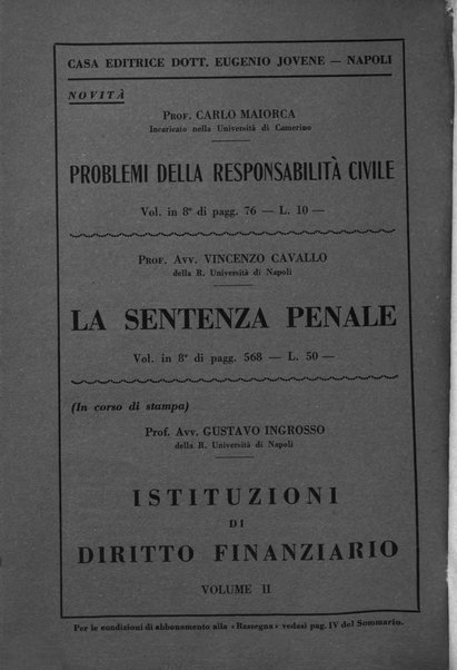 Rassegna bibliografica delle scienze giuridiche, sociali e politiche