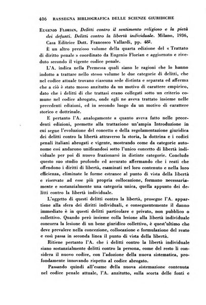 Rassegna bibliografica delle scienze giuridiche, sociali e politiche