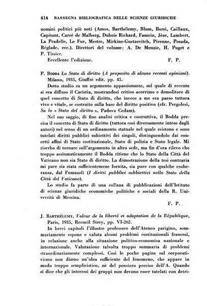 Rassegna bibliografica delle scienze giuridiche, sociali e politiche