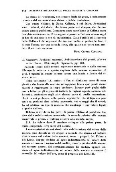 Rassegna bibliografica delle scienze giuridiche, sociali e politiche