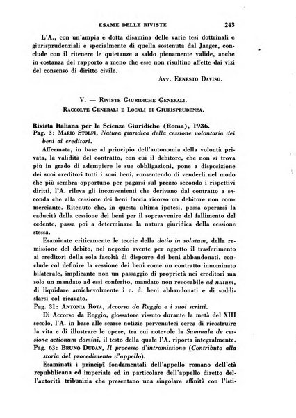 Rassegna bibliografica delle scienze giuridiche, sociali e politiche