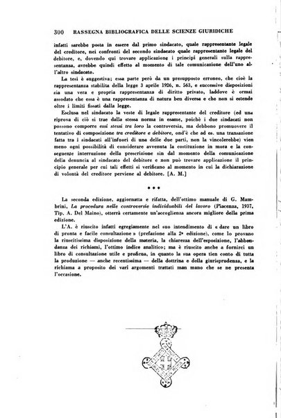 Rassegna bibliografica delle scienze giuridiche, sociali e politiche