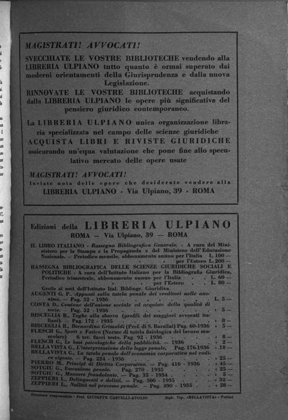 Rassegna bibliografica delle scienze giuridiche, sociali e politiche