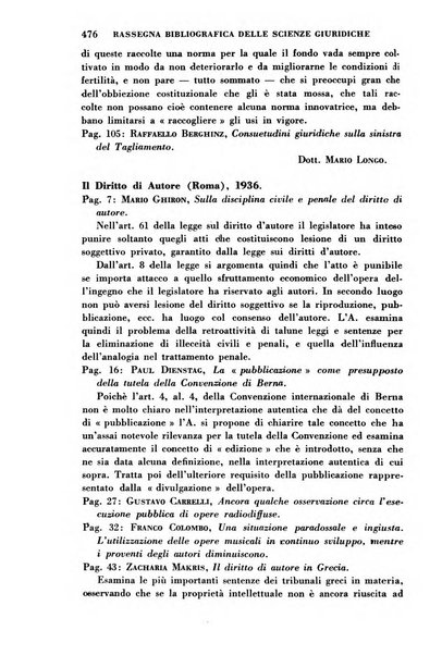 Rassegna bibliografica delle scienze giuridiche, sociali e politiche