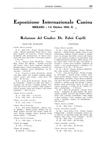 Rassegna cinofila organo ufficiale dell'Ente nazionale della cinofilia italiana