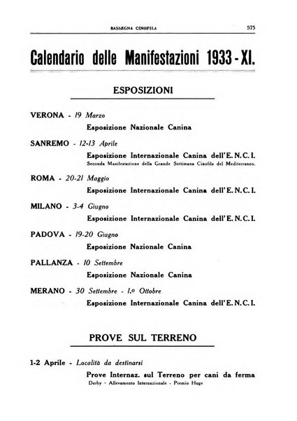 Rassegna cinofila organo ufficiale dell'Ente nazionale della cinofilia italiana