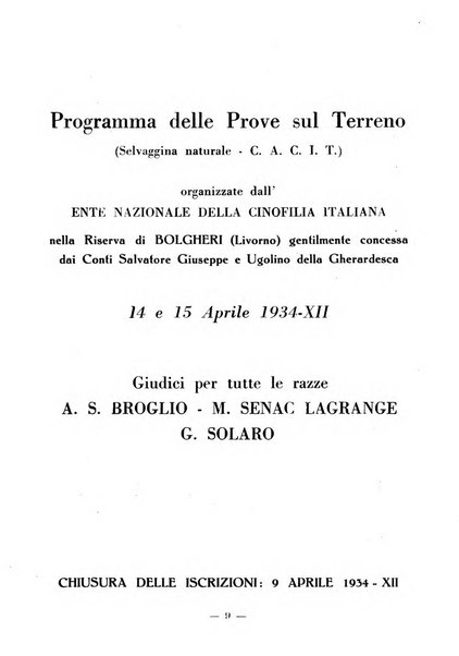 Rassegna cinofila organo ufficiale dell'Ente nazionale della cinofilia italiana