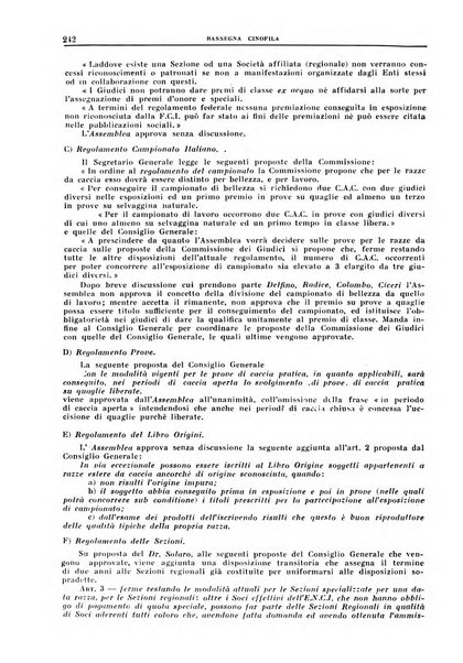 Rassegna cinofila organo ufficiale dell'Ente nazionale della cinofilia italiana