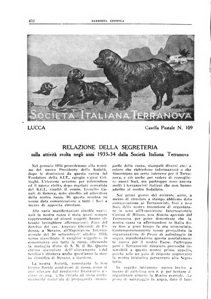 Rassegna cinofila organo ufficiale dell'Ente nazionale della cinofilia italiana