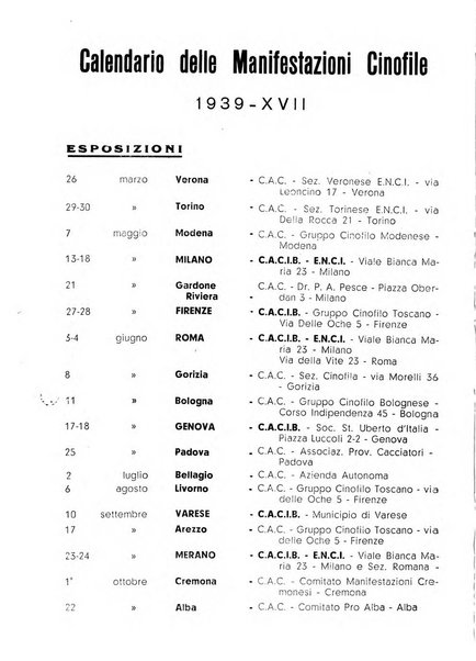 Rassegna cinofila organo ufficiale dell'Ente nazionale della cinofilia italiana