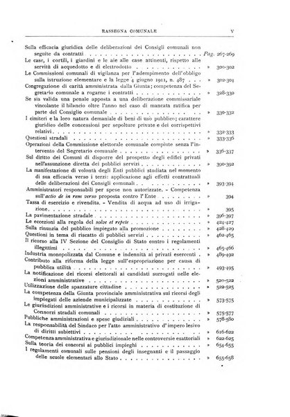 Rassegna comunale studi, legislazione, giurisprudenza, cronache con speciale riguardo ai poteri doi polizia ed ai servizi pubblici