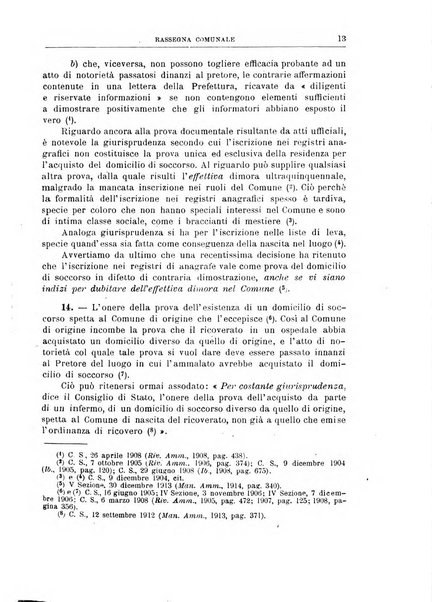 Rassegna comunale studi, legislazione, giurisprudenza, cronache con speciale riguardo ai poteri doi polizia ed ai servizi pubblici