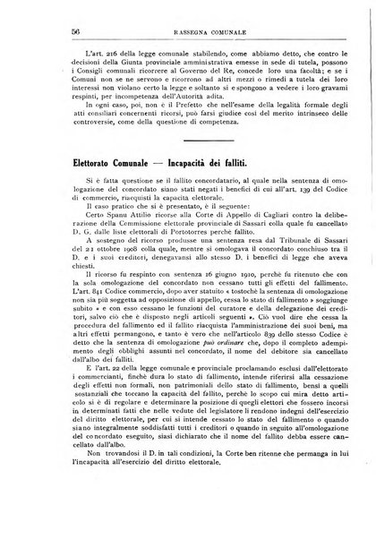 Rassegna comunale studi, legislazione, giurisprudenza, cronache con speciale riguardo ai poteri doi polizia ed ai servizi pubblici