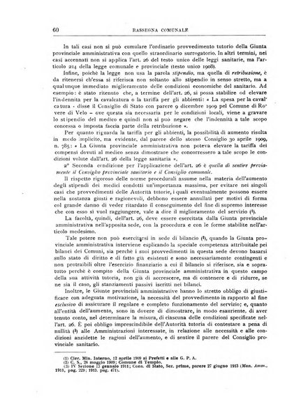 Rassegna comunale studi, legislazione, giurisprudenza, cronache con speciale riguardo ai poteri doi polizia ed ai servizi pubblici