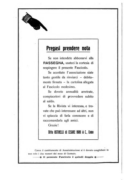 Rassegna comunale studi, legislazione, giurisprudenza, cronache con speciale riguardo ai poteri doi polizia ed ai servizi pubblici