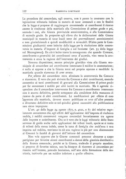 Rassegna comunale studi, legislazione, giurisprudenza, cronache con speciale riguardo ai poteri doi polizia ed ai servizi pubblici