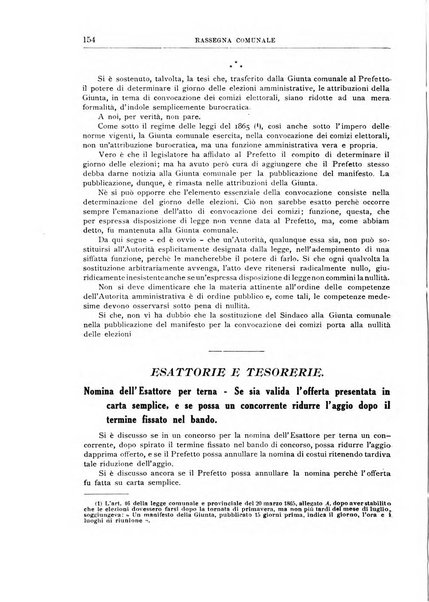 Rassegna comunale studi, legislazione, giurisprudenza, cronache con speciale riguardo ai poteri doi polizia ed ai servizi pubblici