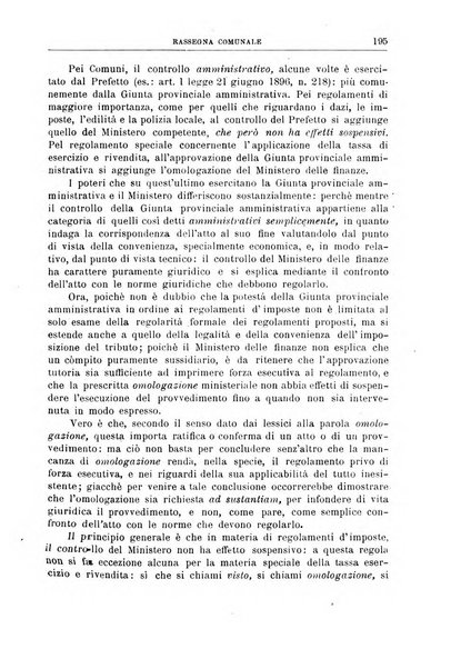 Rassegna comunale studi, legislazione, giurisprudenza, cronache con speciale riguardo ai poteri doi polizia ed ai servizi pubblici