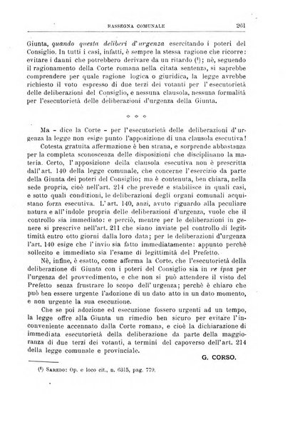 Rassegna comunale studi, legislazione, giurisprudenza, cronache con speciale riguardo ai poteri doi polizia ed ai servizi pubblici