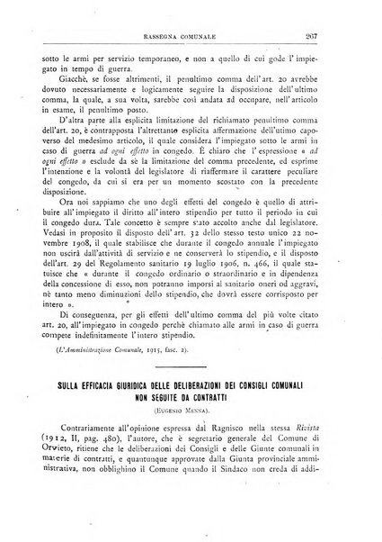 Rassegna comunale studi, legislazione, giurisprudenza, cronache con speciale riguardo ai poteri doi polizia ed ai servizi pubblici