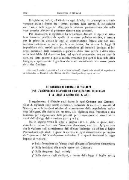 Rassegna comunale studi, legislazione, giurisprudenza, cronache con speciale riguardo ai poteri doi polizia ed ai servizi pubblici