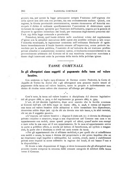 Rassegna comunale studi, legislazione, giurisprudenza, cronache con speciale riguardo ai poteri doi polizia ed ai servizi pubblici