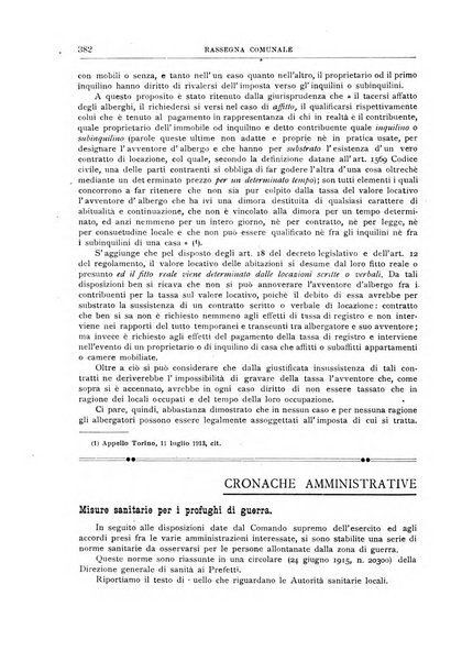 Rassegna comunale studi, legislazione, giurisprudenza, cronache con speciale riguardo ai poteri doi polizia ed ai servizi pubblici