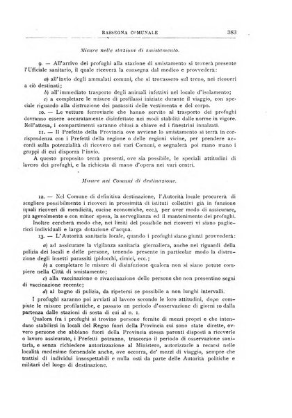 Rassegna comunale studi, legislazione, giurisprudenza, cronache con speciale riguardo ai poteri doi polizia ed ai servizi pubblici