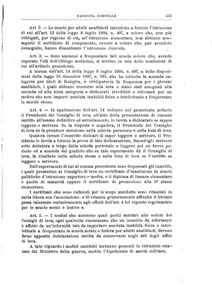 Rassegna comunale studi, legislazione, giurisprudenza, cronache con speciale riguardo ai poteri doi polizia ed ai servizi pubblici