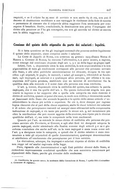 Rassegna comunale studi, legislazione, giurisprudenza, cronache con speciale riguardo ai poteri doi polizia ed ai servizi pubblici