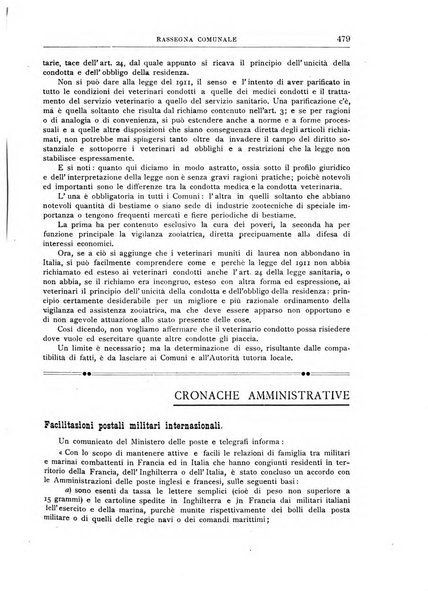 Rassegna comunale studi, legislazione, giurisprudenza, cronache con speciale riguardo ai poteri doi polizia ed ai servizi pubblici