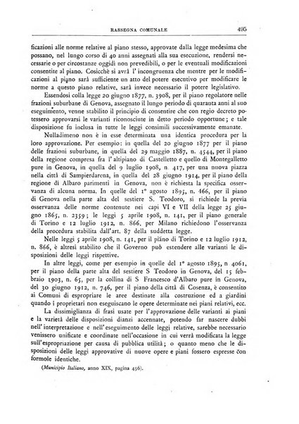 Rassegna comunale studi, legislazione, giurisprudenza, cronache con speciale riguardo ai poteri doi polizia ed ai servizi pubblici