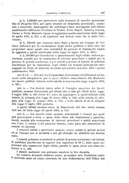 Rassegna comunale studi, legislazione, giurisprudenza, cronache con speciale riguardo ai poteri doi polizia ed ai servizi pubblici