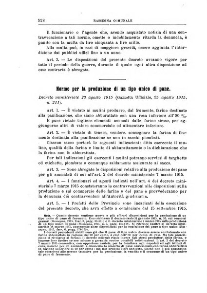 Rassegna comunale studi, legislazione, giurisprudenza, cronache con speciale riguardo ai poteri doi polizia ed ai servizi pubblici