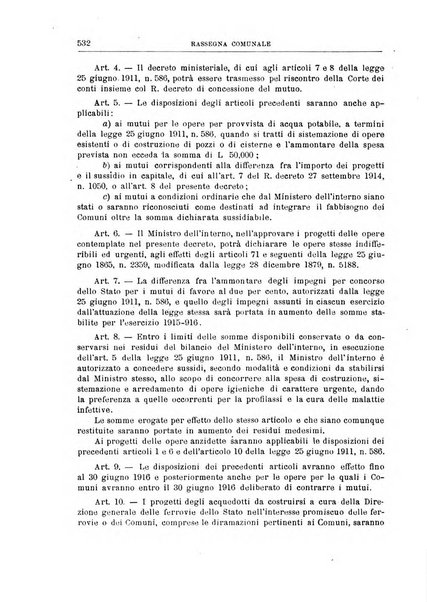 Rassegna comunale studi, legislazione, giurisprudenza, cronache con speciale riguardo ai poteri doi polizia ed ai servizi pubblici