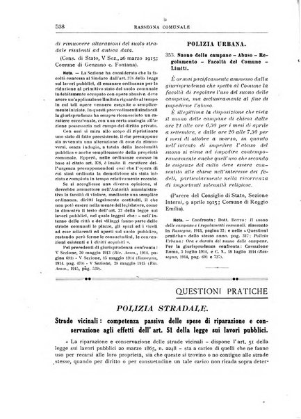 Rassegna comunale studi, legislazione, giurisprudenza, cronache con speciale riguardo ai poteri doi polizia ed ai servizi pubblici