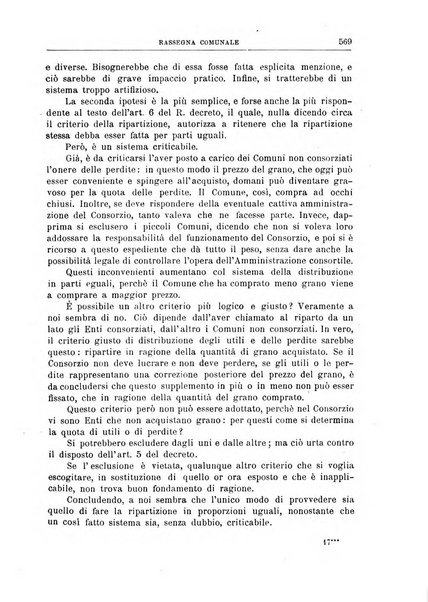 Rassegna comunale studi, legislazione, giurisprudenza, cronache con speciale riguardo ai poteri doi polizia ed ai servizi pubblici