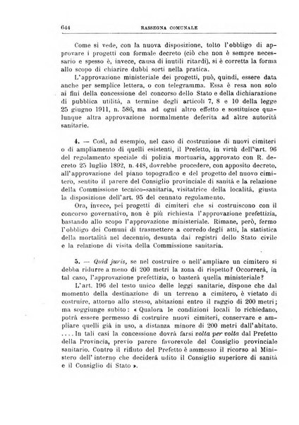 Rassegna comunale studi, legislazione, giurisprudenza, cronache con speciale riguardo ai poteri doi polizia ed ai servizi pubblici