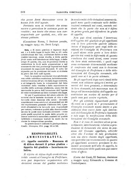 Rassegna comunale studi, legislazione, giurisprudenza, cronache con speciale riguardo ai poteri doi polizia ed ai servizi pubblici