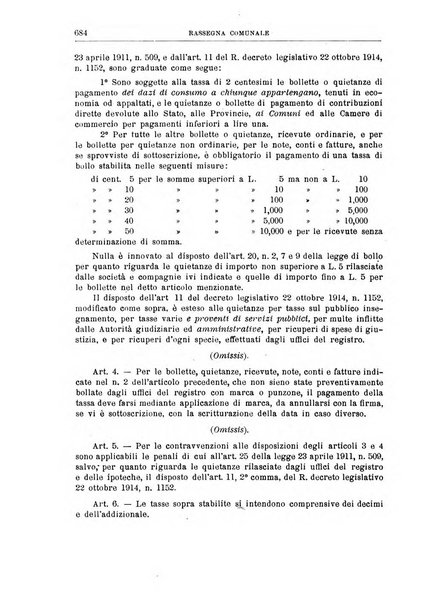 Rassegna comunale studi, legislazione, giurisprudenza, cronache con speciale riguardo ai poteri doi polizia ed ai servizi pubblici