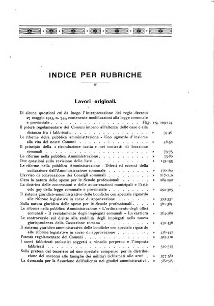 Rassegna comunale studi, legislazione, giurisprudenza, cronache con speciale riguardo ai poteri doi polizia ed ai servizi pubblici