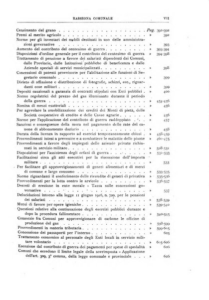 Rassegna comunale studi, legislazione, giurisprudenza, cronache con speciale riguardo ai poteri doi polizia ed ai servizi pubblici