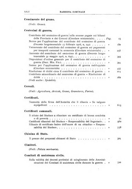 Rassegna comunale studi, legislazione, giurisprudenza, cronache con speciale riguardo ai poteri doi polizia ed ai servizi pubblici